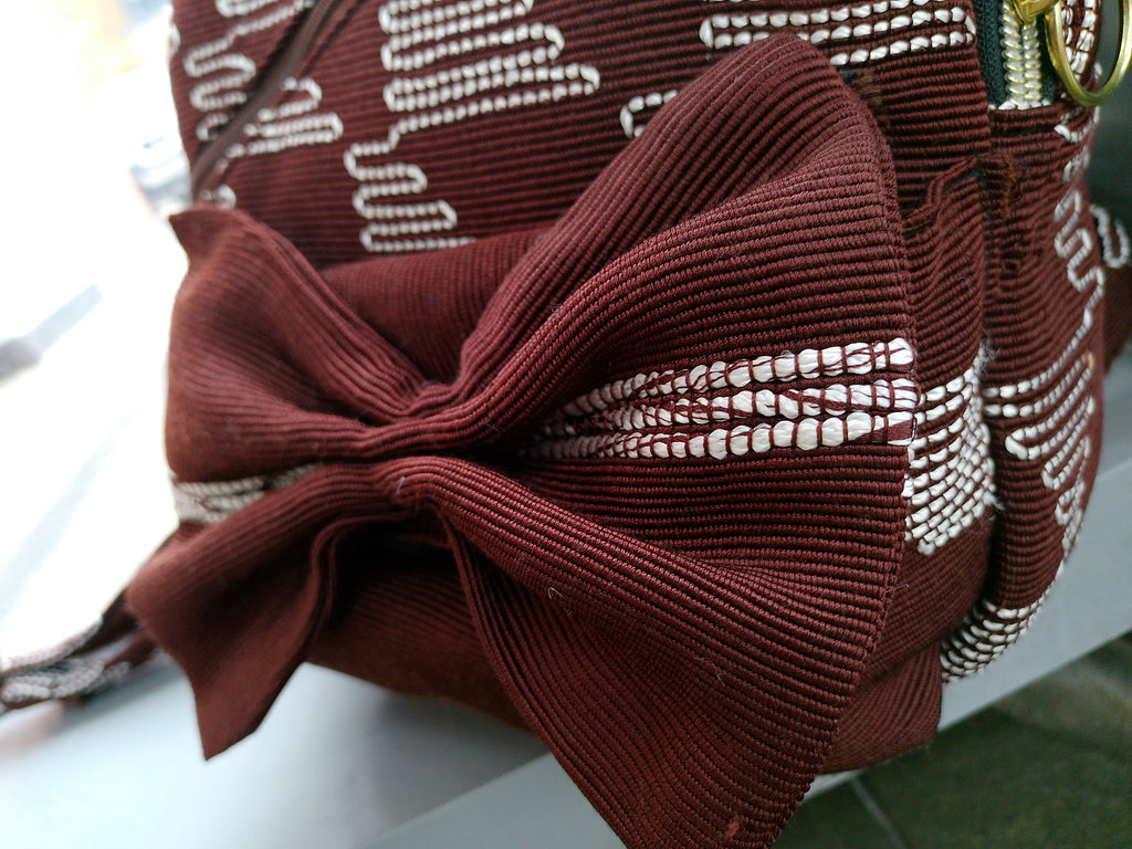 Aso-oke backpack
