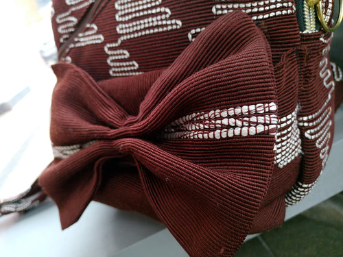 Aso-oke backpack