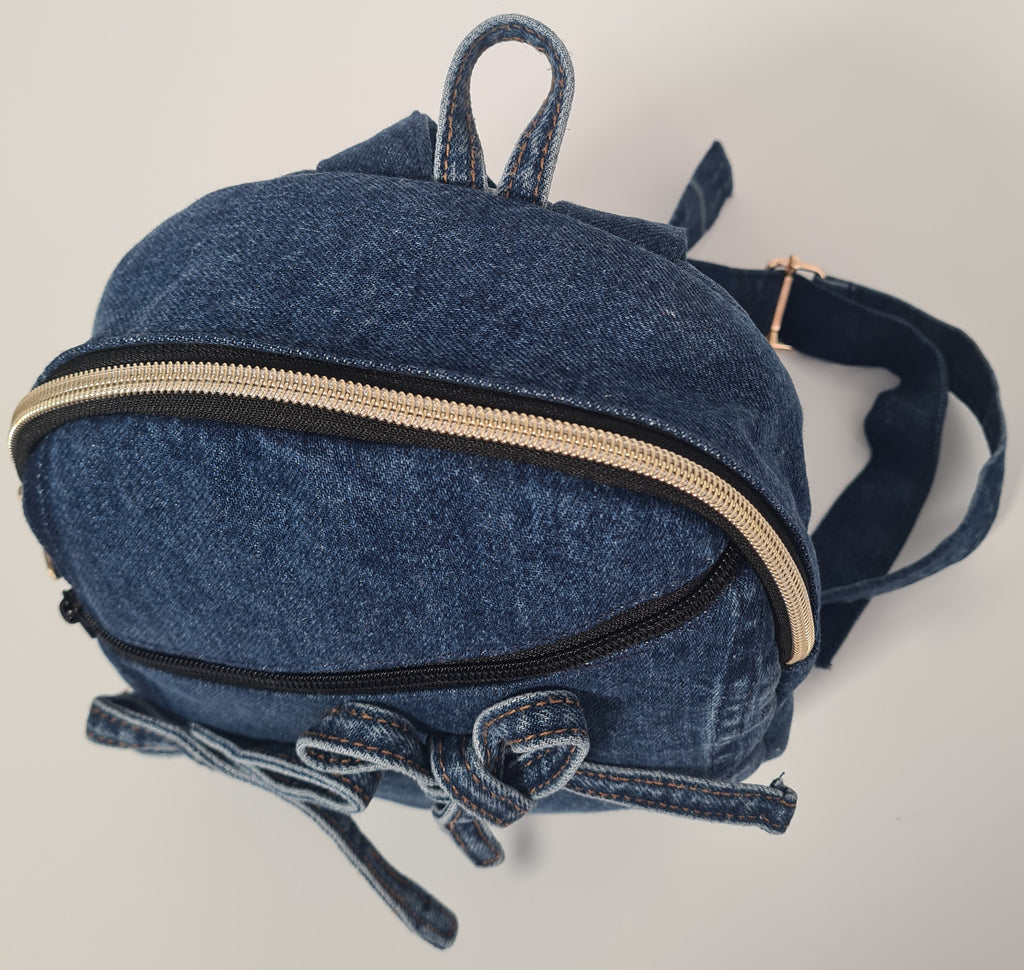 Denim backpack