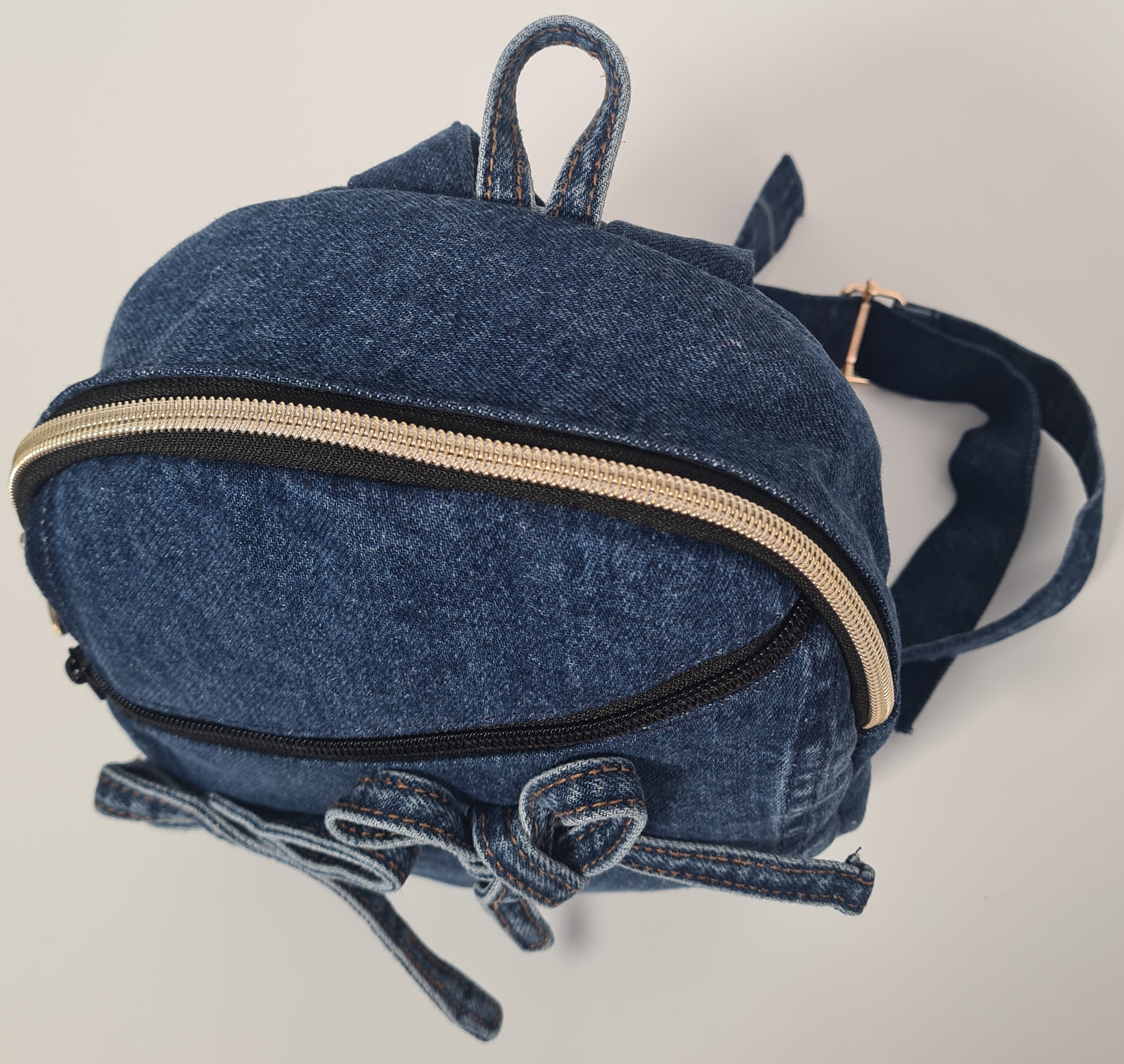Denim backpack
